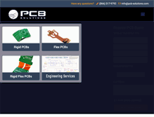 Tablet Screenshot of pcb-solutions.com